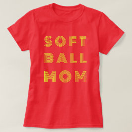 Softball-Mama | Game Day | Softball Mama Black T-Shirt