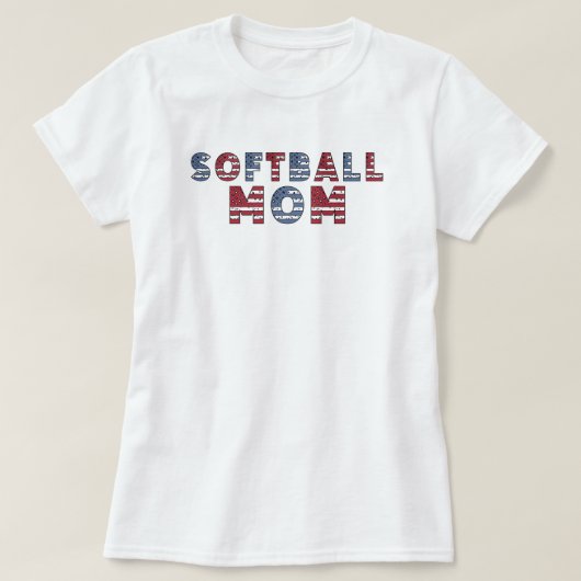 Softball-Mama | Game Day | Softball Mama T-Shirt (Design vorne)