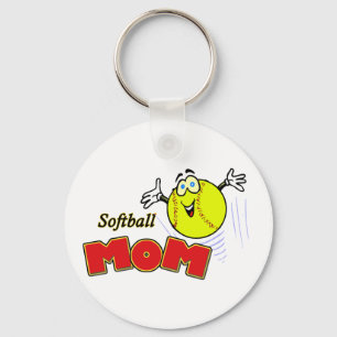 Softball-Mama II Schlüsselanhänger