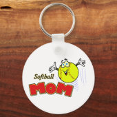 Softball Mama II Schlüsselanhänger (Vorderseite)