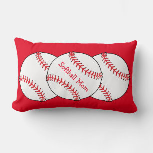 Softball Mama Lumbar Kissen
