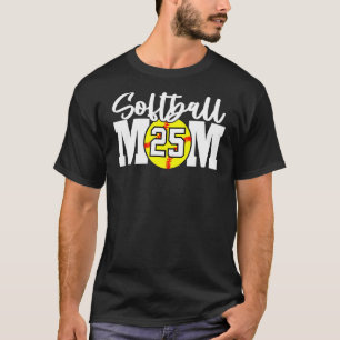 Softball-Mama Nr. 25 T-Shirt