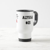 Softball-Mama-personalisierte Tasse (VorderseiteRechts)