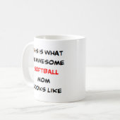 Softball Mama, phantastisch Kaffeetasse (Vorderseite Links)