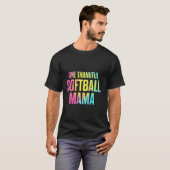 Softball Mama Proud Mama T-Shirt (Vorne ganz)