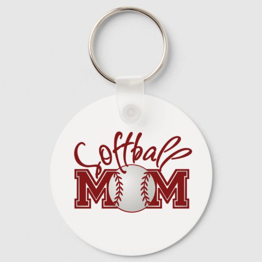 Softball-MAMA Schlüsselanhänger (Vorderseite)