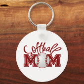 Softball-MAMA Schlüsselanhänger (Vorderseite)