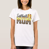 Softball Mama Shirt, Baseball T - Shirt (Vorderseite)