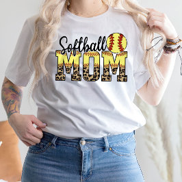 Softball Mama Shirt, Baseball T - Shirt
