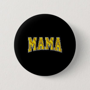 Softball-Mama Softball-Mutter Muttertag Frauen Sto Button