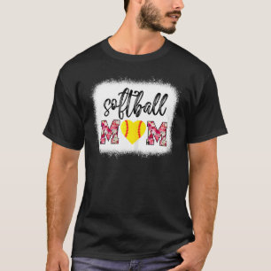 Softball Mama Softball Spiel Tag Vibes Moth T-Shirt
