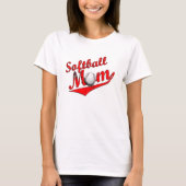 Softball-Mama T-Shirt (Vorderseite)