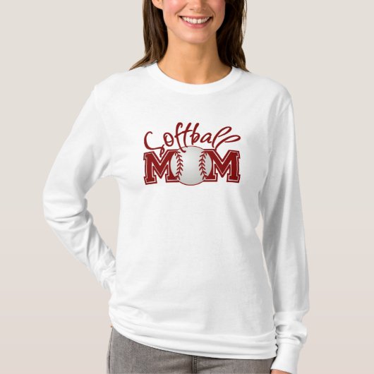 Softball MAMA T-Shirt (Vorderseite)