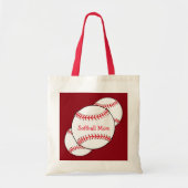 Softball Mama Tote Bag Tragetasche (Vorne)