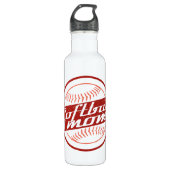 Softball-Mama Trinkflasche (Vorderseite)