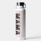 Softball-Mama Trinkflasche (Rückseite)