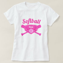 Softball-Mama und Zahl