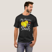 Softball Mama Vater Baseball Player Meine Prinzess T-Shirt (Vorne ganz)