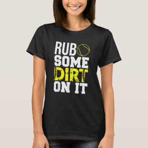 Softball-Mama-Vater rauben sich ein wenig daran T-Shirt