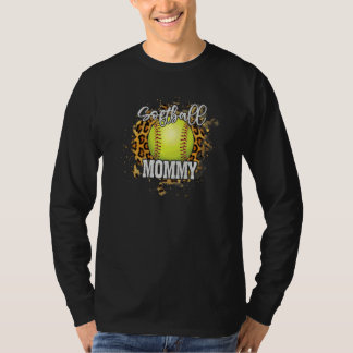 Softball-Mama Vintage-Softball-Familie passend T-Shirt