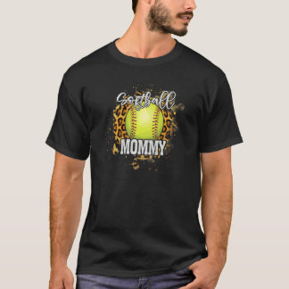 Softball-Mama Vintage-Softball-Familie passend T-Shirt