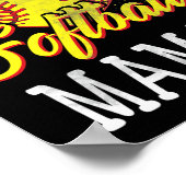 Softball Mamaw Softball Player  Poster (Ecke)