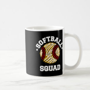 Softball-Mannschaft Bedrängte Vintage Lustige Soft Kaffeetasse