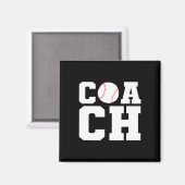 Softball-Mannschaft Softball-Trainer für Männer Magnet (Vorderseite/Rückseite)