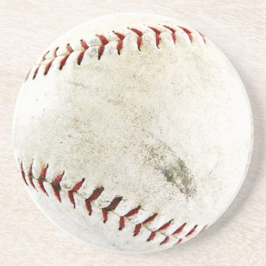 Softball-Mannschaftsspieler Sandstein Untersetzer (Vorne)