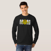 Softball Mom Heart Mama Mother's Day   T-Shirt (Vorne ganz)