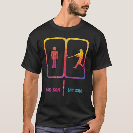 softball mom my son your son T-Shirt (Vorderseite)