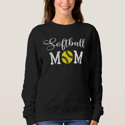 Softball Mom Sweatshirt (Vorderseite)