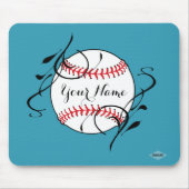 Softball Mousepad - HAMbyWG - Aqua (Vorne)