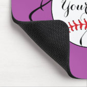 Softball Mousepad - HAMbyWG - Lavendel (Ecke)