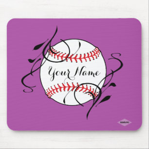Softball Mousepad - HAMbyWG - Lavendel