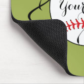 Softball Mousepad - HAMbyWG - Olive Green (Ecke)