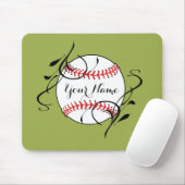 Softball Mousepad - HAMbyWG - Olive Green (Mit Mouse)