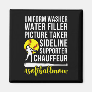 Softball-Mutter Definition Mutter eines Softballsp Magnet