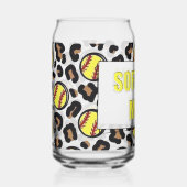 Softball-Mutter Dosenglas (Vorderseite)