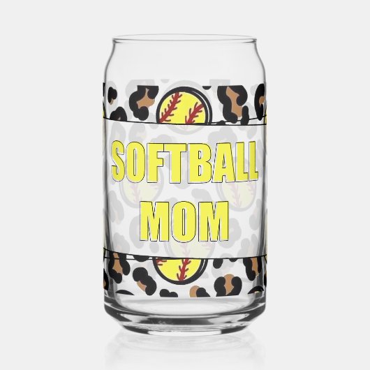 Softball-Mutter Dosenglas (Links)