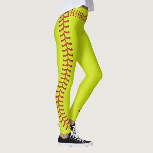Softball-Nahkampfmuster Leggings (Rechts)