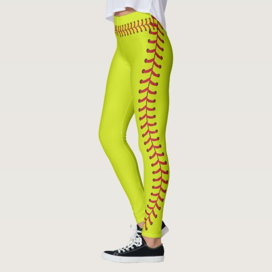 Softball-Nahkampfmuster Leggings (Links)