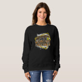 Softball Nana Leopard Bleached Family Matching Sweatshirt (Vorne ganz)