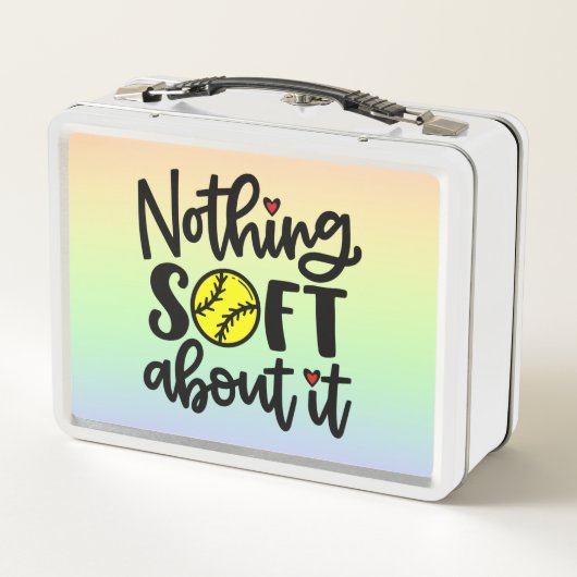Softball - Nichts Soft über It Lunchbox (Rückseite)
