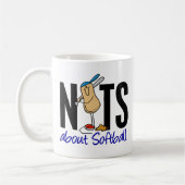 Softball-Nuss 2 Kaffeetasse (Links)