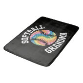 Softball-Oma Badematte (Schrägansicht)