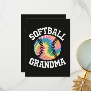 Softball-Oma Dankeskarte
