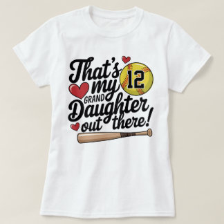 Softball Oma, das ist meine Großtochter Custom T-Shirt