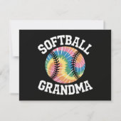Softball-Oma Einladung (Rückseite)