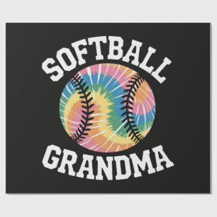 Softball-Oma Geschenkpapier